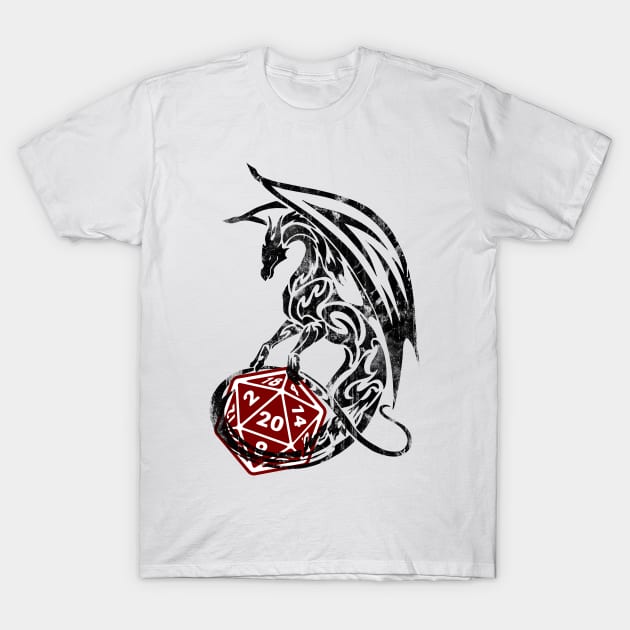 Dragon Dice (Black) T-Shirt by Taki93